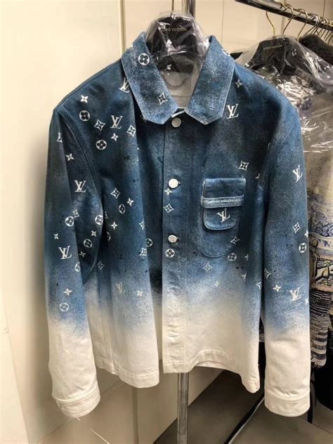 louis vuitton star gradient denim jacket|louis vuitton monogram blouse.